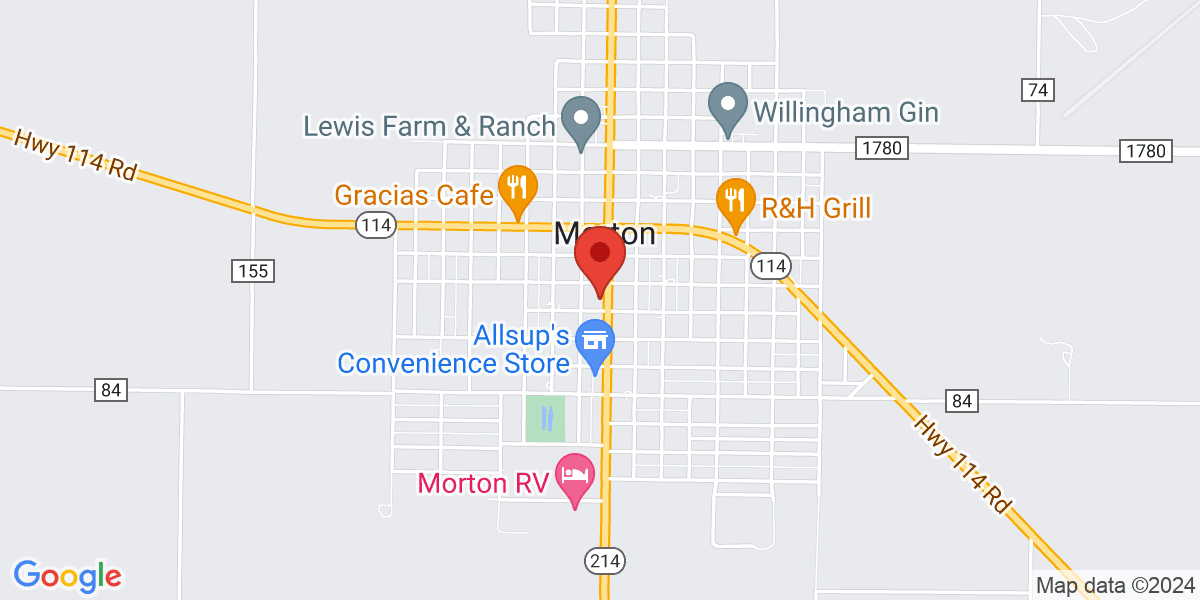 Map of Cochran County Love Memorial Library